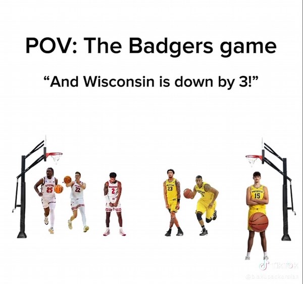Exciting Moments from the Badgers Basketball Game