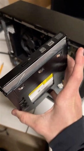 Adding an optical drive to Optiplex desktop pc #tech #pc