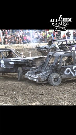 Clip from “Demolition Derby HARD HITS 2020” #derby #demolitionderby #demoderby #derbycar #derbylife | All 4 Him Racing Videos