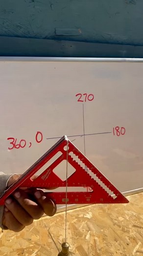 Finding Angles w⧸ your Plumb bob in Tandem with your speed square (Part 1) #carpentry #tips #shorts | Temple Builders Carpentry