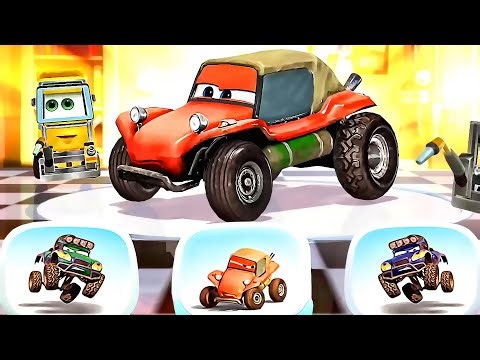 Sandy Dunes VS Luigi || Cars 2: Fast as Lightning