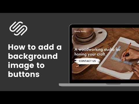 How to add a background image to a button in Squarespace