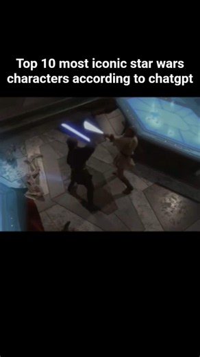 top 10 most iconic star wars characters according to chatgpt