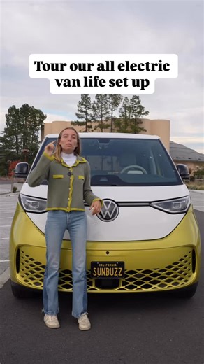 Here’s an in depth tour our of @thesunbuzz set up as we travel to all 48 contiguous states in the US 🌞 It’s minimal but has worked for us on the first half of our journey. But there might be some exciting changes coming soon 😉 #roadtrip #idbuzz #vanlife | taylorandzervan