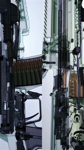 AN94 VS FN F2000 Gun Inbuld Work #shorts #bugatti #viralvideo #shortvideo #facts