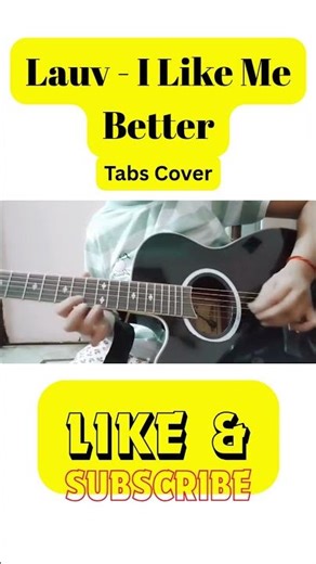 Lauv I Like Me Better easy guitar tabs #guitartabs #easy #lauv