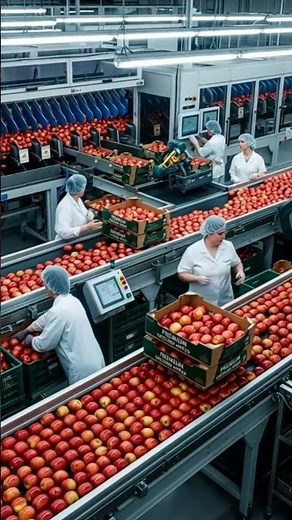 apple factoryhow apples are madefactory processinside factoryhow its made appleai factory video