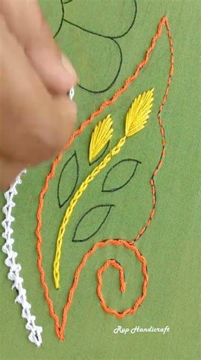 Hand Embroidery Designs Patterns Tutorial,Phulkari Borderline Embroidery,Nokshi Kantha Stitch