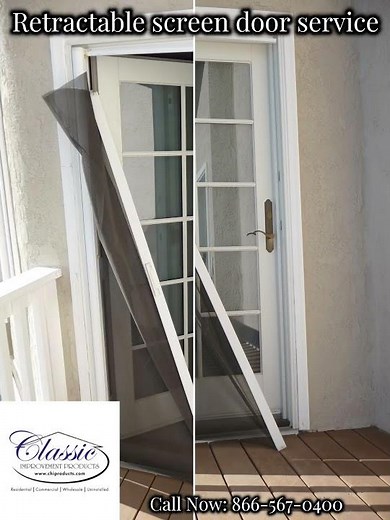 🚪 Retractable Screen Door Service & Repairs
