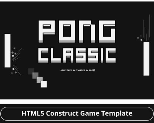 Pong Classic by Twisted By Art
