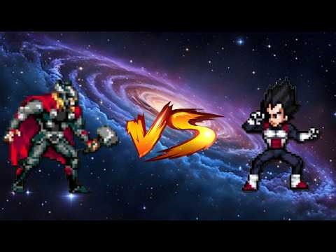 Thor VS Vegeta! | Marvel VS Dragon Ball Super | Jump Force Mugen V14