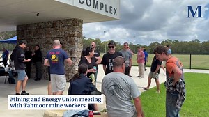 Mining and Energy Union members meeting about Tahmoor mine job losses