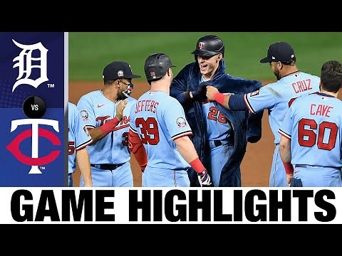 Max Kepler ties it in 8th, wins it in 10th for Twins | Tigers-Twins Game Highlights 9/22/20