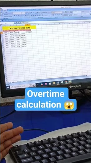 Advanced Overtime Calculation Techniques in Excel | Jaypee Sir