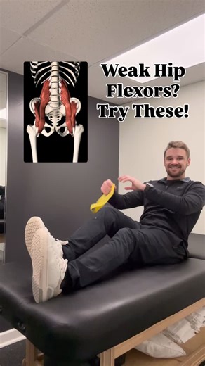 APEX Physical Therapy on Instagram: "Strong hip flexors = better running, lifting, and posture💪 These simple band exercises build strength in your iliopsoas, which helps to reduce low back strain, improve stride efficiency, and keep your hips moving the way they should. Train them, don’t just stretch them! #hipflexors #lowbackpain #physicaltherapy #apexphysicaltherapy"