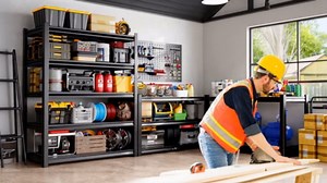 71.2''H Storage Shelves, 2500lbs Garage Shelving,Adjustable Heavy Duty Shelving Unit,5T Tall Garage Shelves，Metal Standing Shelf Units,Utility Rack For Kitchen Warehouse Industrial Basement 71*35*16