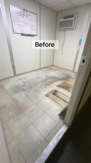 Satisfying Asphalt Floor Cleaning: Deep Stain Removal Before & After