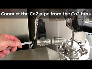 Carbonator connection and start up with our filler