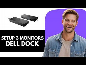 How To Setup & Use 3 Monitors with Dell Docking Station