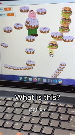 coded a wild SpongeBob game! Lawrence Cai just made a SpongeBob game where you YEET Krabby Patties at Steven 😂 🍔 💥 Think Space Invaders but way more chaotic and hilarious. Coded it HIMSELF. From scratch. In class. The whole room went CRAZY 😱 When you know how to code, you can build anything. Wanna be the next game dev legend? Join our coding squad 🖥️ #krabbypattyblast #spongebobcoding #codedbykids #lawrencemadethis #spaceinvadersvibe #SEEDScoding #gamedevgoals #funwithcode #codechaos #kidde