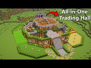 All-in-One Villager Trading Hall – Everything You’ll Ever Need! (Minecraft - Java & Bedrock)