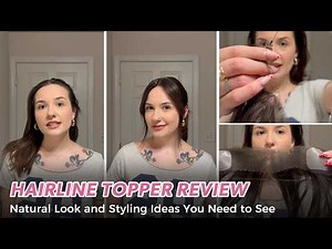 Hairline Topper Review | Natural Look and Styling Ideas You Need to See! | UniWigs Evelyn