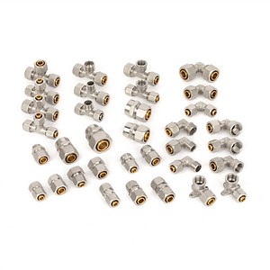 [Hot Item] Zero Leakage Tee Compression Brass Fittings for Pex-Al-Pex Multilayer/Composite Pipes