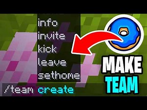 How To Make Team On Donut SMP! - Tutorial