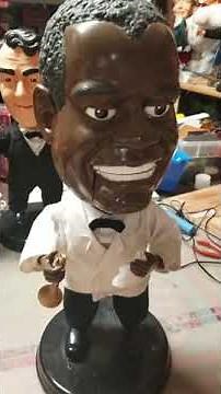 Gemmy Singing Louis Armstrong Low Batteries