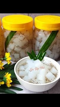Cách Làm Thạch Dừa Hạt Chia Giòn Mát Kinh Doanh| Góc Bếp Nhỏ