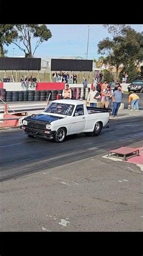 2JZ Nissan Champ SHOOTS OFF the line 💨 13June26 #racing #shorts #reels #cars #dragracing #automobile