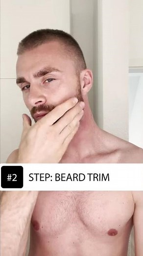 EASY BEARD TRIM Tutorial #Shorts