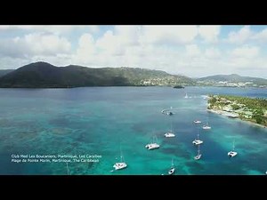 Best Beaches 📍 Caribbean Exotic Martinique🌴 Deep House 🎵 Drone 4K Footage