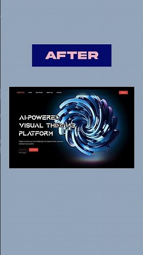 3D Animated Website AI Concept | Figma #uiuxdesign #figma