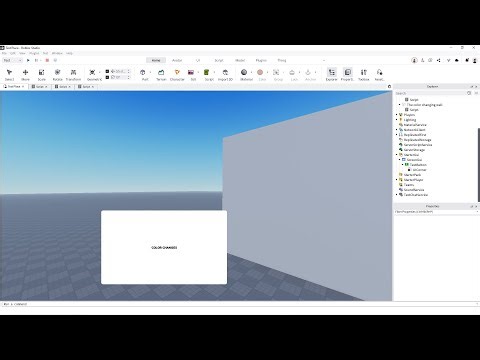 Doing stupid stuff on studio! -- color changing was script