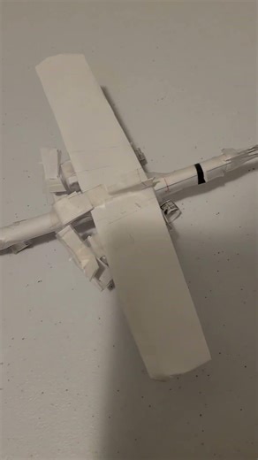 First paper model aircraft