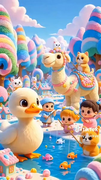 Cute duck cartoon dancing video #kids #kidssong #kidscartoon #cartoonvideo #foryou