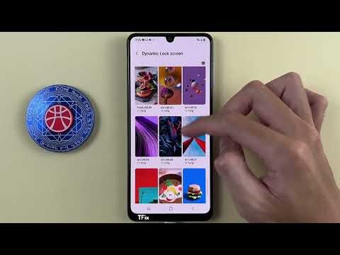 Lock screen magazine on Samsung A22 Android 12