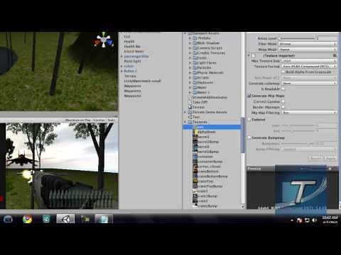 Create a FPS Game in Unity 3D #8 - Adding A Crosshair