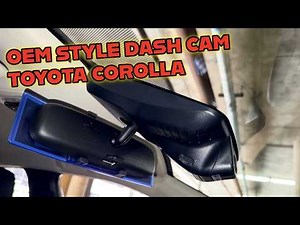 Easy Install OEM Dash Camera for Toyota Corolla | The Bronco Adventures