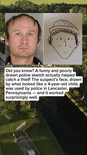 Silly Police Sketch That Actually Caught a Thief