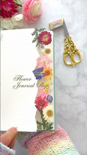 Schönste Seite in meinem Journal 📔🌷✨ #journaling #diy #frühling