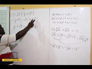 SHS 1 Core Mathematics | Introduction to Surds 1