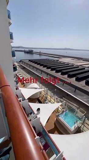 Aida Cosma Kurzer Blick vom Balkon Deck 11