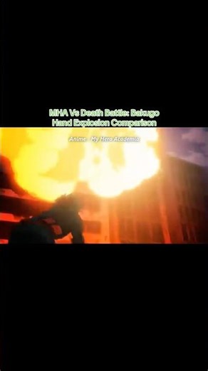MHA Vs Death Battle: Bakugo Hand Explosion Comparison