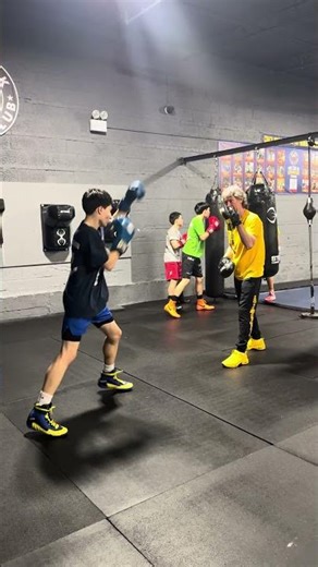 Coach Mike continued to work on al new punch: the Jumping Left Hook!!! #shorts