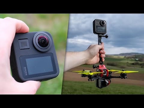 GoPro MAX + DROHNE = Überragende Aufnahmen? Test // Footage // Renndrohne // Review // 360 Kamera