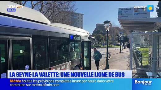 Réseau Mistral: une nouvelle ligne de bus entre La Seyne et La Valette | BFM Toulon Var