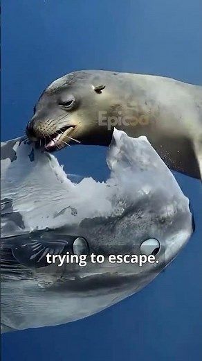 Why Sunfish Stay Still While Being Eaten! #suffers #wildlife #facts #animals #fish #oceanlife