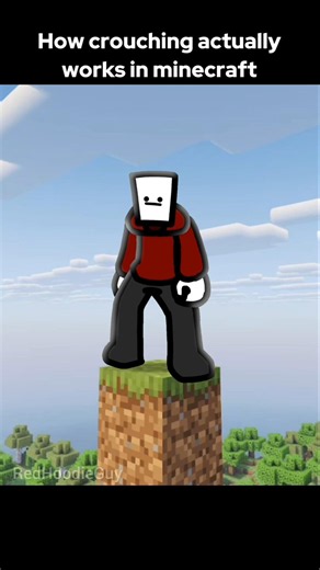 How crouching ACTUALLY works in Minecraft